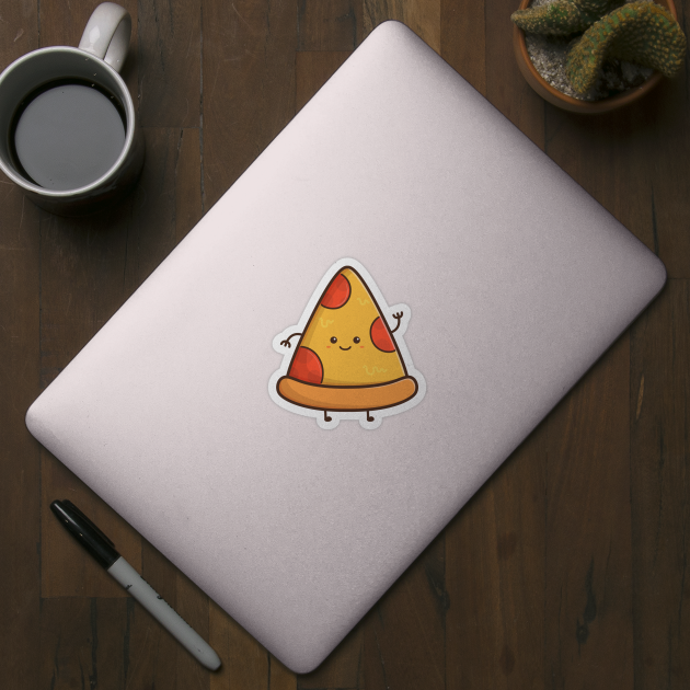 CUTE  HELLO PIZZA by Toon of Food